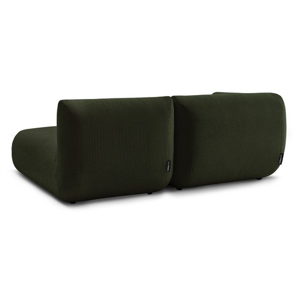Zaļš velveta stūra dīvāns (labais stūris) Lecomte – Bobochic Paris-image-4