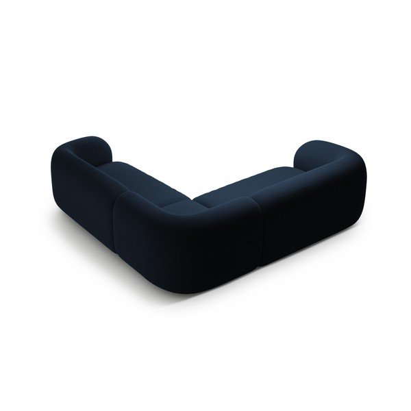 Zils samta stūra dīvāns Kate – Micadoni -image-2