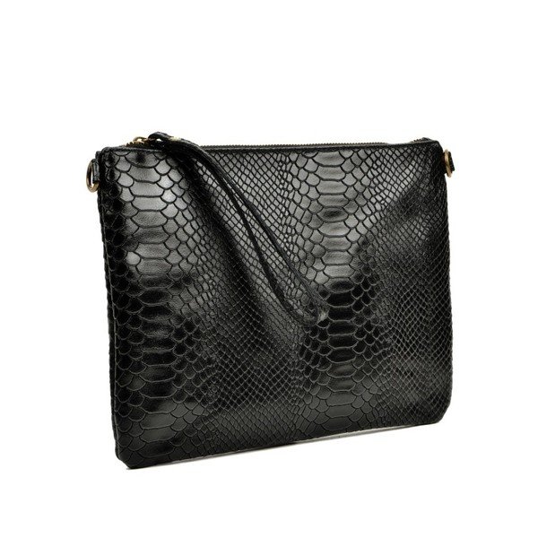 Melna ādas somiņa Luisa Vannini Dahlia Black Black-image-1