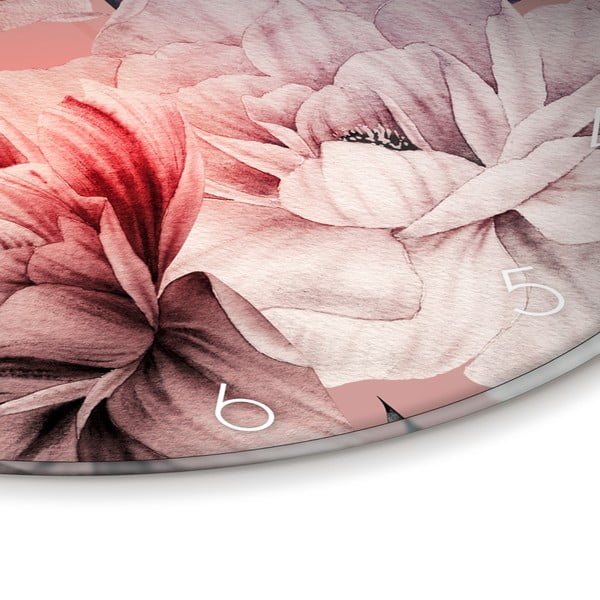 Stikla sienas pulkstenis ø 30 cm - Styler-image-4