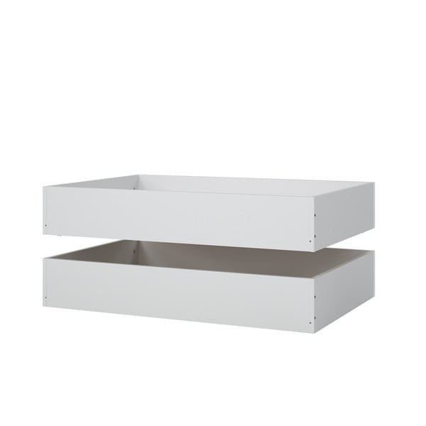 Baltas atvilktnes zem gultas (2 gab.) Naia – Tvilum-image-4