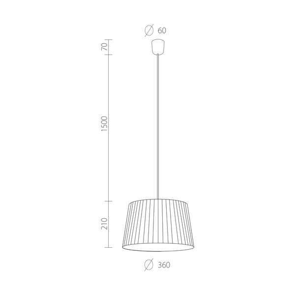 Light Kami S, balts/arkans kabelis-image-1