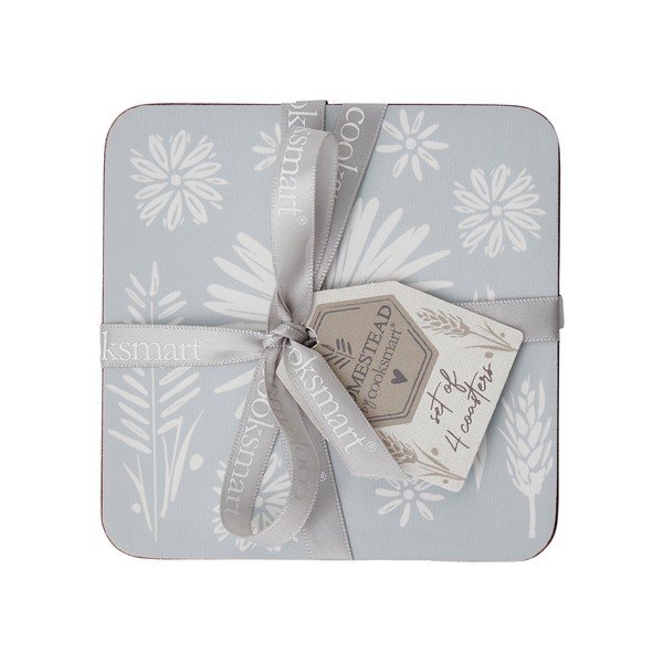 Gaiši zili korķa paliktņi (4 gab.) Homestead – Cooksmart ®-image-1