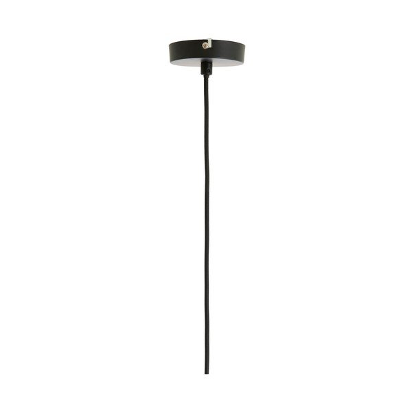 Pelēkbrūna piekaramā lampa ar auduma abažūru ø 10 cm Malaika – Light & Living-image-4