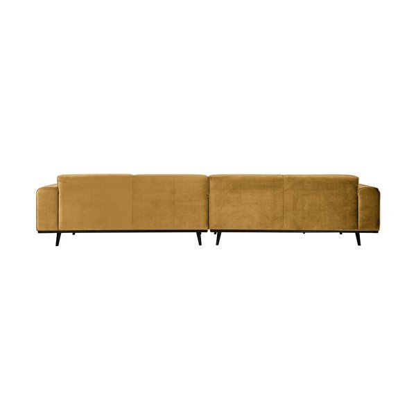 Medus dzeltens samta dīvāns BePureHome Statement, 372 cm-image-2