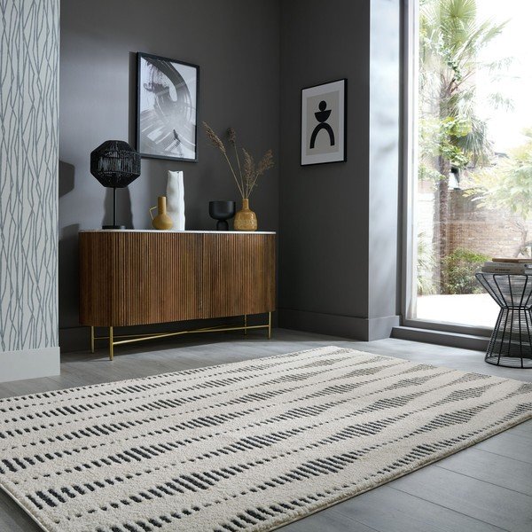 Krēmkrāsas paklājs 200x290 cm Knot – Flair Rugs-image-1