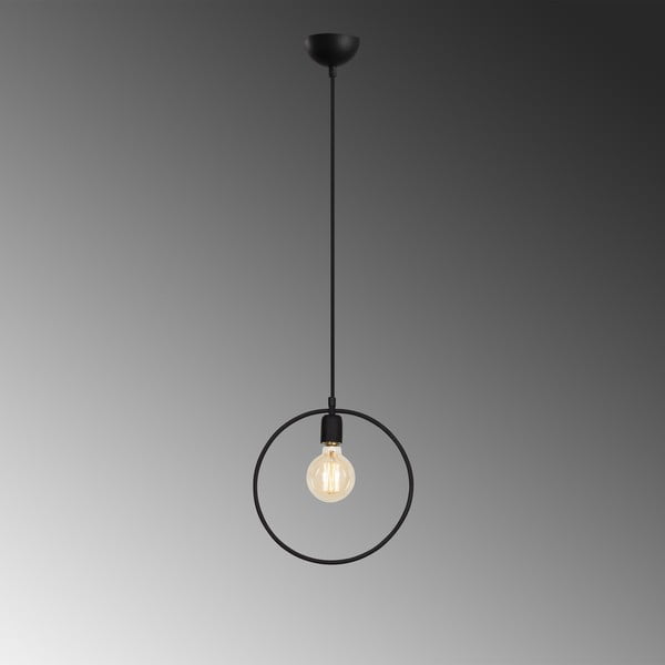 Melna piekaramā lampa Geonni – Opviq lights-image-1
