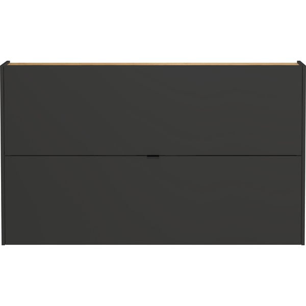 Antracīta pelēks atverams apavu plaukts Ameca – Germania-image-1