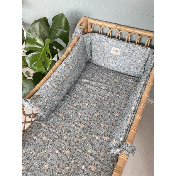 Bērnu gultiņas apmalīte 210 cm Free Horses – Malomi Kids-image-1