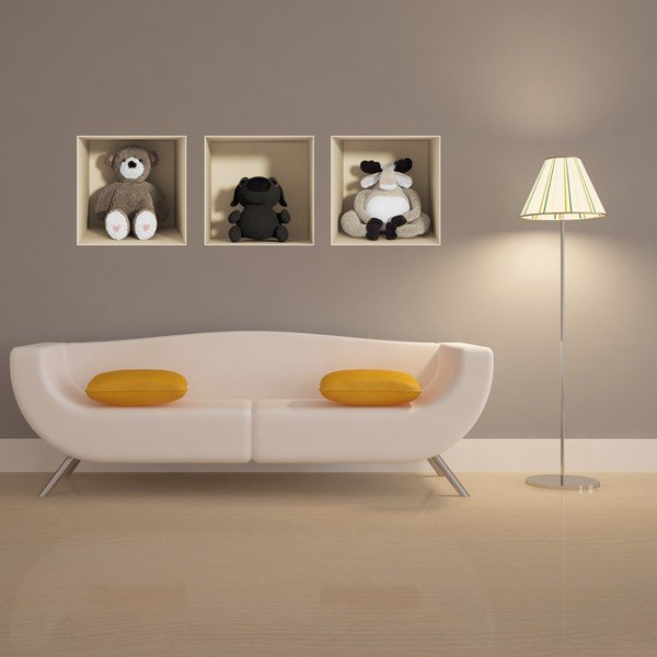3 uzlīmju komplekts ar 3D efektu Ambiance Toys-image-1