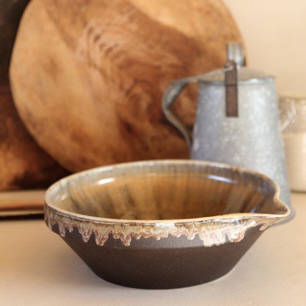 Tumši brūna akmensmasas bļoda Poterie – Casafina-image-4