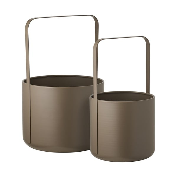 Metāla puķu poda apvalki (2 gab.) ø 24,5 cm Tule – House Nordic