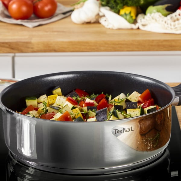 Nerūsējošā tērauda panna ar vāku ø 24 cm Daily Cook – Tefal-image-1