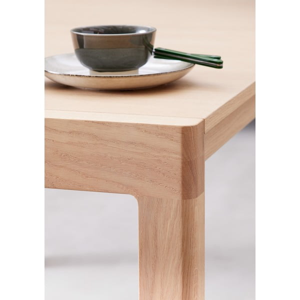 Izvelkams ēdamgalds ar papildu galda virsmu un ozolkoka imitāciju 96x220 cm Join – Hammel Furniture-image-1