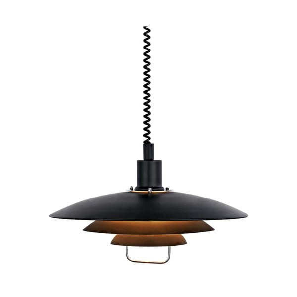 Melna piekaramā lampa Markslöjd Kikrenes, ø 48 cm
