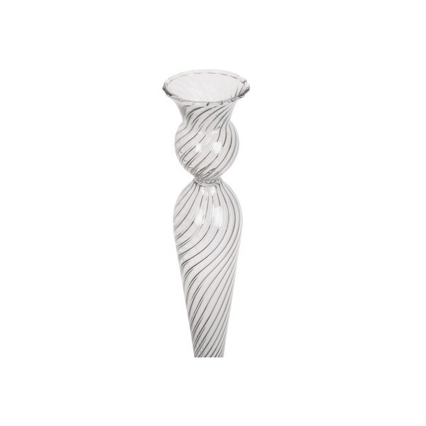 Stikla svečturis PT LIVING Swirl, augstums 26,5 cm-image-4
