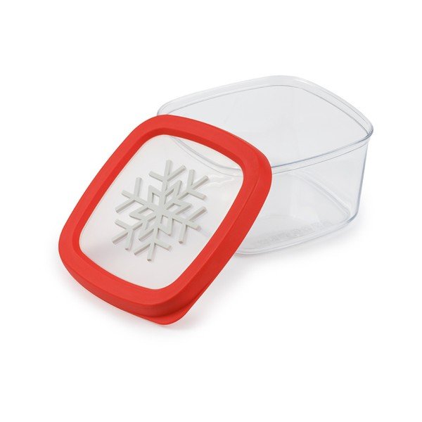 Sarkans pārtikas trauks Snips Snowflake, 1,5 l-image-2