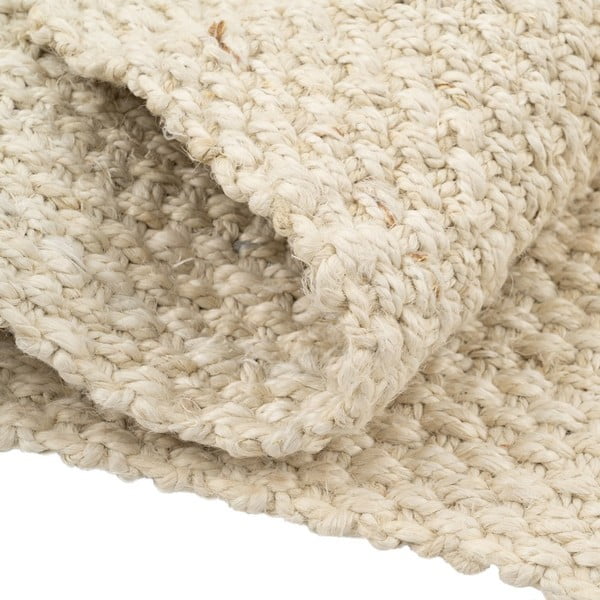 Krēmkrāsas džutas celiņa paklājs 70x170 cm Altea – Ixia-image-3