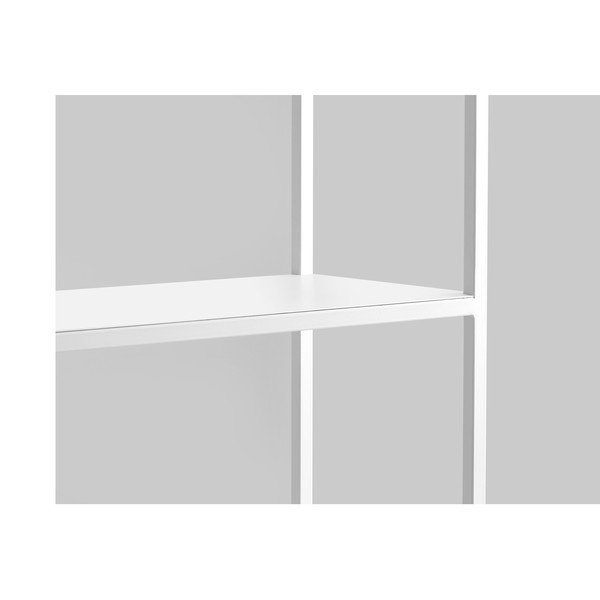 Balta metāla grāmatu plaukts Pielāgota forma Hyller-image-3