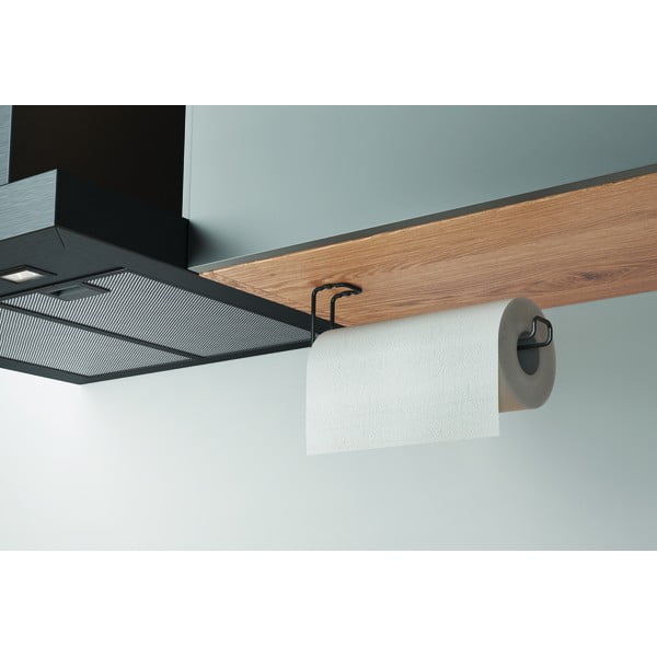 Melns sienas stiprinājums virtuves dvieļiem Metaltex-image-1