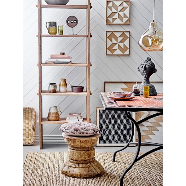 Brūna piekaramā lampa ar stikla abažūru ø 30 cm Azizi – Bloomingville-image-1