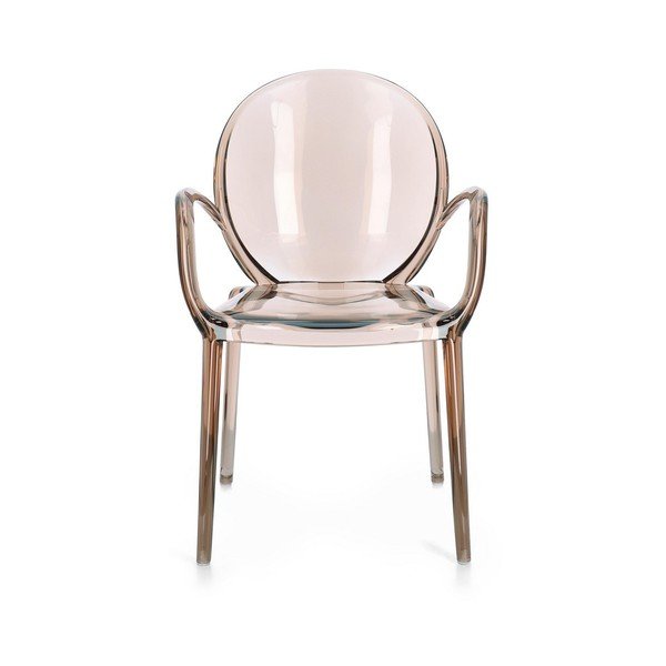 Gaiši brūns plastmasas dārza krēsls Camilla – Bizzotto-image-2