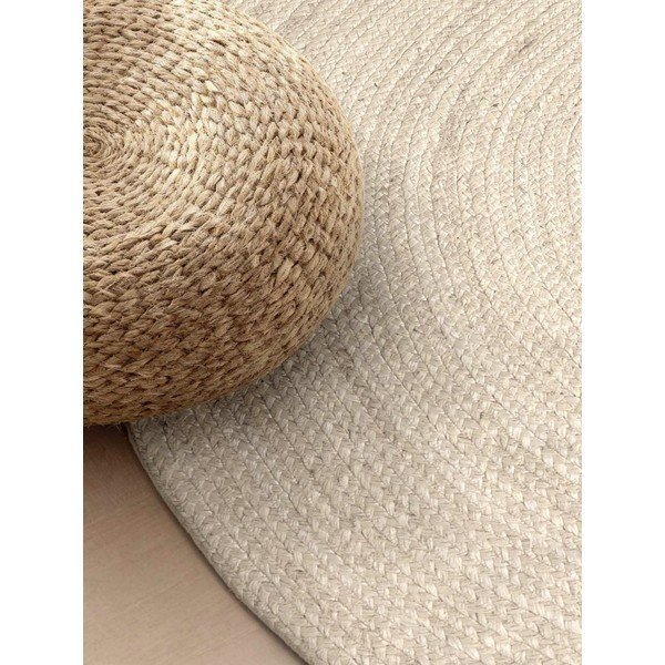 Krēmkrāsas divpusējs/ar rokām darināts džutas paklājs 160x230 cm Braided – Hanse Home-image-3