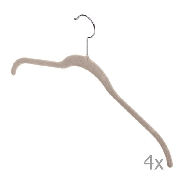 4 smilškrāsas T-kreklu pakaramo komplekts Domopak Velvet -image-1