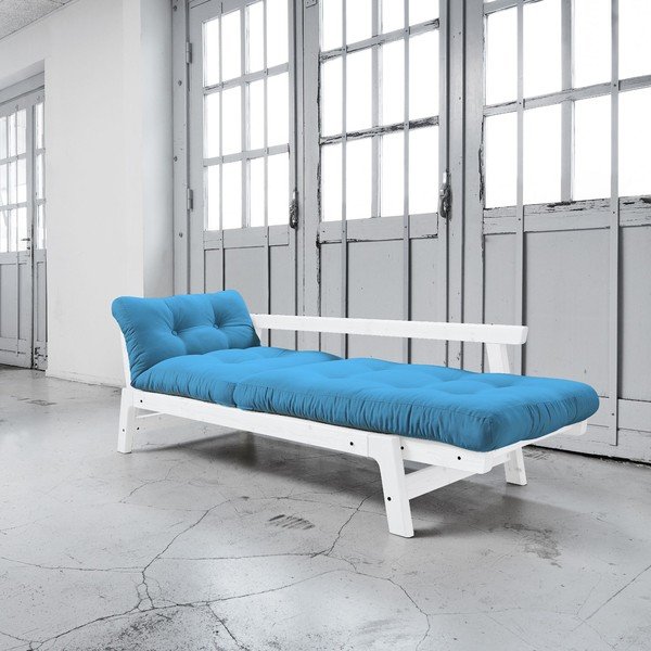Dīvāns gulta Karup Step White/Horizon Blue-image-3