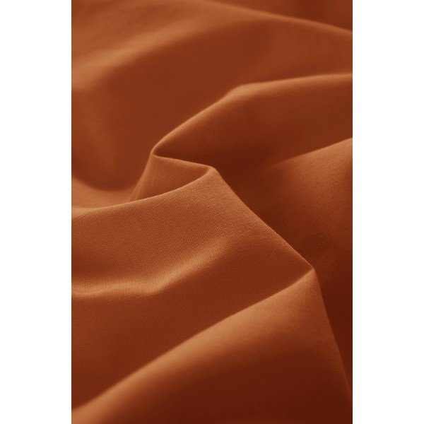 Terakotas oranža vienguļamā gultas veļa no organiskās kokvilnas  140x200 cm Zack – Jotex-image-3
