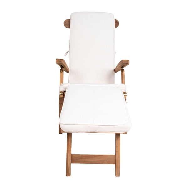 Balts kokvilnas spilvens dārza zvilnim House Nordic Arrecife-image-3