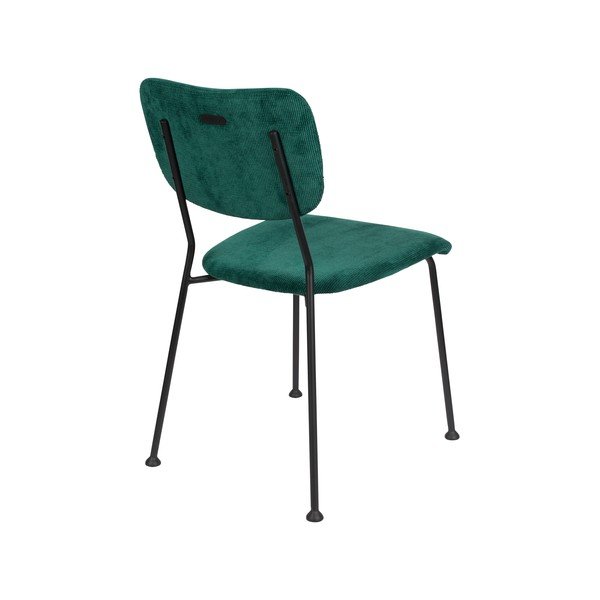 Tumši zaļi ēdamistabas krēsli (2 gab.) Benson – Zuiver-image-4