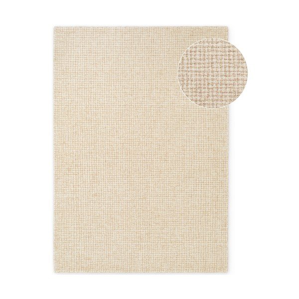 Dabīga toņa vilnas paklājs 200x290 cm Eloise – Hanse Home