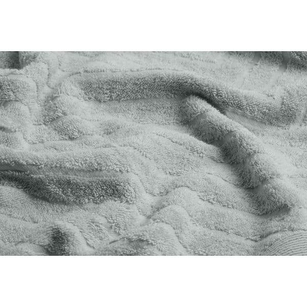 Gaiši pelēki frotē kokvilnas dvieļu komplekts (2 gab.) – Foutastic-image-2