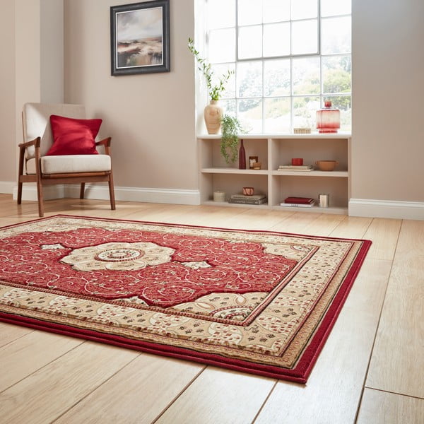 Sarkans paklājs 80x140 cm Heritage – Think Rugs-image-1