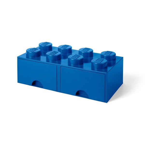 Tumši zila uzglabāšanas kaste ar divām atvilktnēm LEGO®-image-2