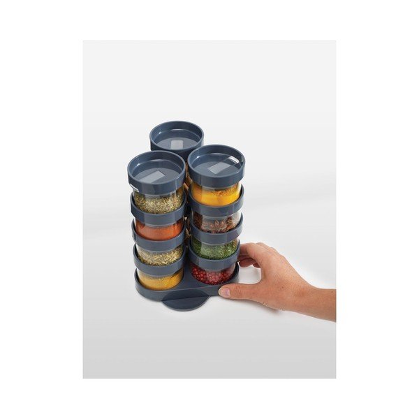 SpiceStore Karuselis, rotējošs sakņu statīvs, pelēks-image-3