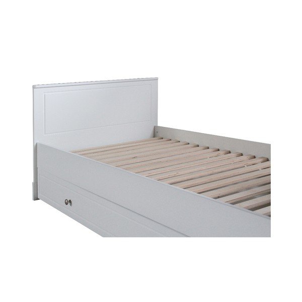 Balta atvilktne zem gultas BELLAMY Marylou, 90 x 200 cm-image-1