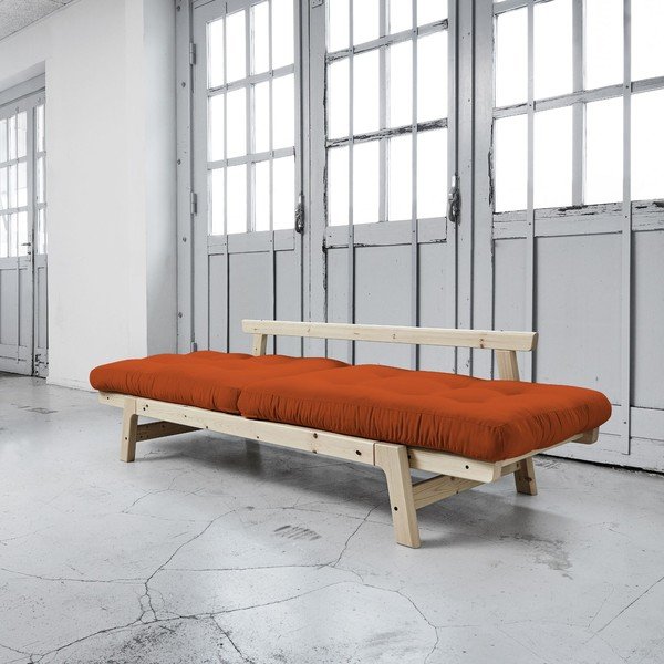 Dīvāns gulta Karup Step Natural/Orange-image-3