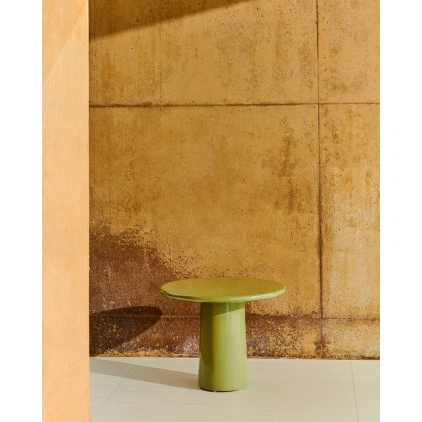 Betona apaļš dārza kafijas galdiņš ø 65 cm Albanella – Kave Home-image-1