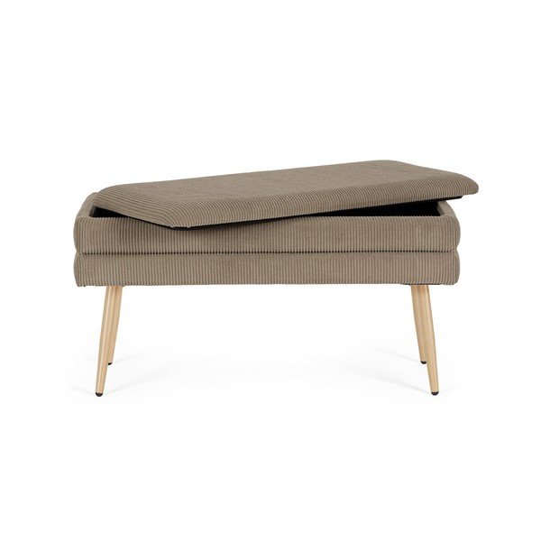 Pelēkbrūns polsterēts sols Olga – Bizzotto-image-3