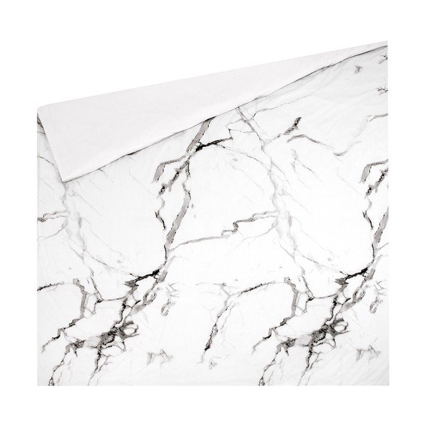 Balta kokvilnas divguļamā gultas veļa Westwing Collection, 200 x 200 cm-image-2
