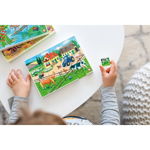 Bērnu puzle Hubelino Life on the farm-image-1