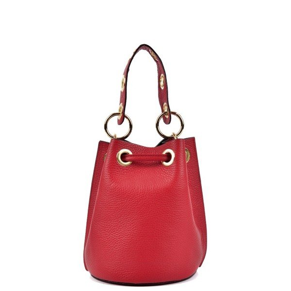 Sarkana ādas rokassomiņa Roberta M Rissio-image-4