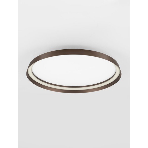 Brūna alumīnija LED griestu lampa ar regulējamu spilgtumu Ormi – Nova Luce-image-3