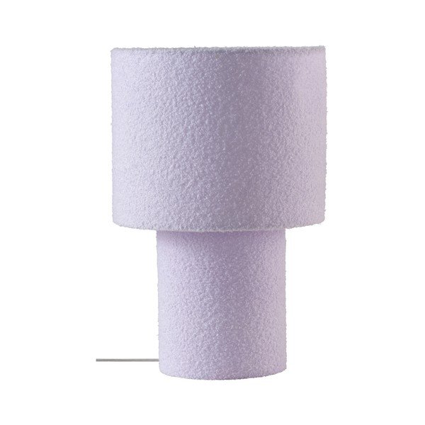 Gaiši violeta tekstila galda lampa (augstums 44 cm) Aubra – Jotex