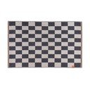 Antracīta pelēks/bēšs vannas istabas paklājiņš dušai no organiskās kokvilnas  50x80 cm Retro – Mette Ditmer Denmark
