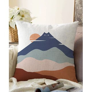 Spilvendrāna ar kokvilnas maisījumu Minimalist Cushion Covers Kitty Hill, 55 x 55 cm