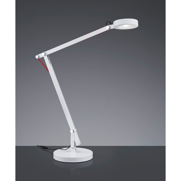 Balta LED galda lampa ar saliekamu konstrukciju (augstums 90 cm) Amsterdam – Trio-image-1