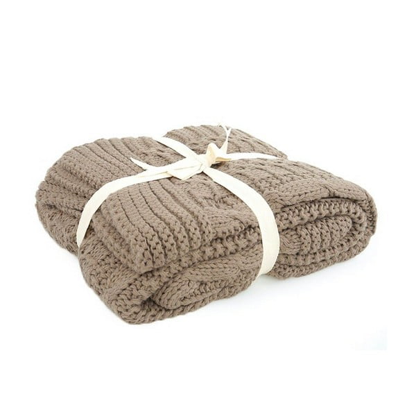 Brūns gultas pārklājs Homemania Decor Teto, 130 x 170 cm-image-1